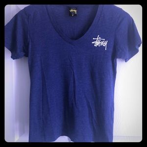 Women’s Blue Stussy Tee